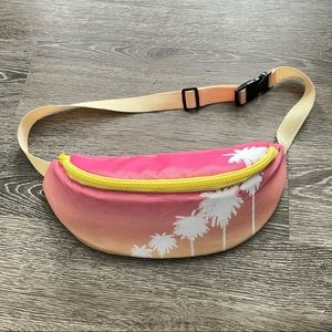 Sun squad ombré palm tree Fanny pak cooler